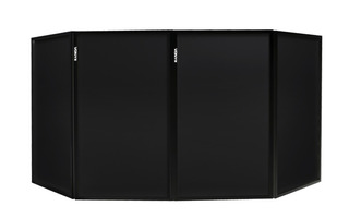 Vonyx DB2B Foldable DJ Screen 120 x 70 Black (4 Panels)