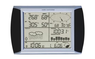 Estación meteorológica con pantalla táctil y conexión PC