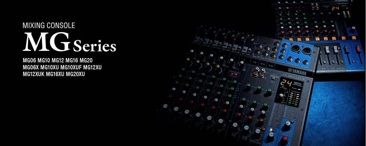 Serie MG Yamaha Mezcladores de audio
