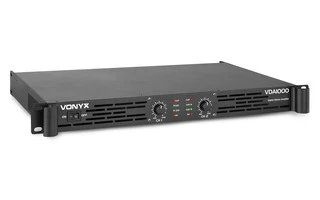 Vonyx VDA1000 PA Amplifier 1U 2x 500W