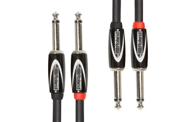 Roland RCC102814 Cable serie Black doble jack mono a doble jack mono 3 m