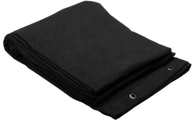 Adam Hall Accessories 0151 X 34 Tela decorativa B1 con ojales niquelados y dobladillo 3×4 m