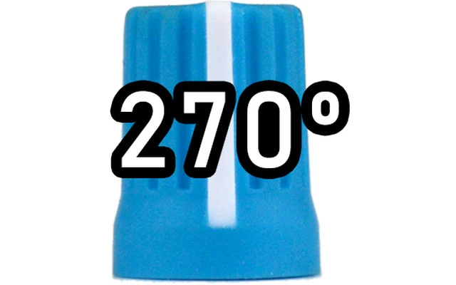 DJ Techtools Chroma Caps Super Knob 270º Azul