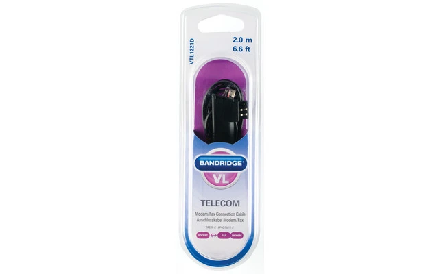 Cable de conexión de Módem/Fax/Contestador 2.0 m