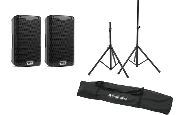2x ALTO TS408 + Conjunto trípode altavoz con funda