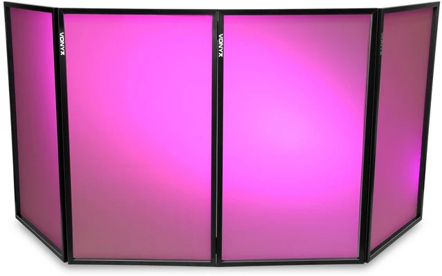 Vonyx DB2 Pantalla DJ plegable 120 x 70 (4 Paneles)