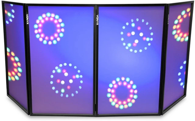 Vonyx DB2 Pantalla DJ plegable 120 x 70 (4 Paneles)
