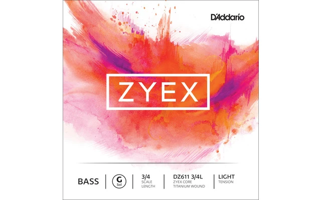 D'Addario DZ611 Zyex 3/4L