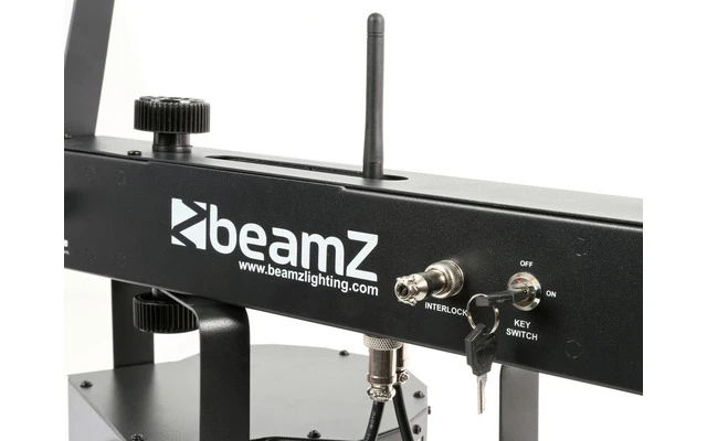 BeamZ ShowBar con 2x Foco PAR, 2x Butterfly y Laser R/G DMX IRC