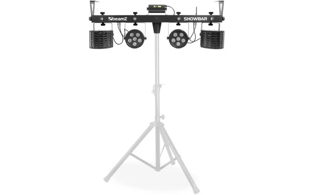 BeamZ ShowBar con 2x Foco PAR, 2x Butterfly y Laser R/G DMX IRC