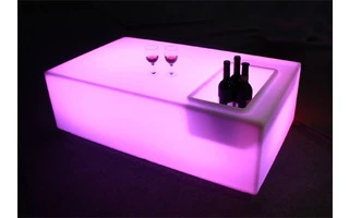 Mesa Iluminada para Interiores y Exteriores