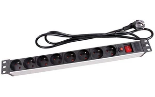 Base múltiple - PDU - 8 tomas - toma de tierra de espiga