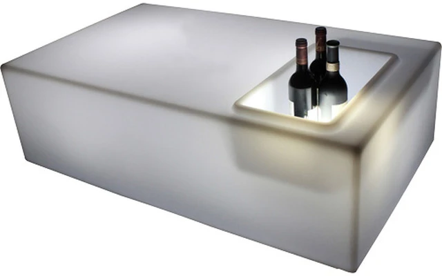 Mesa Iluminada para Interiores y Exteriores