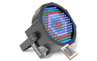 BeamZ Foco PAR plano 154x 10mm RGBW, IR, DMX