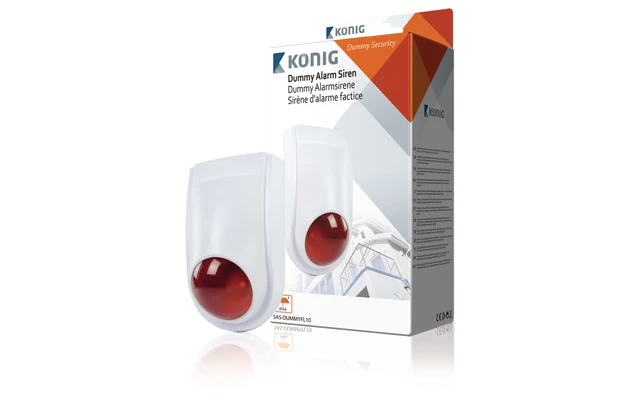 Sirena de alarma fictícia - pequeña - König SAS-DUMMYFL10