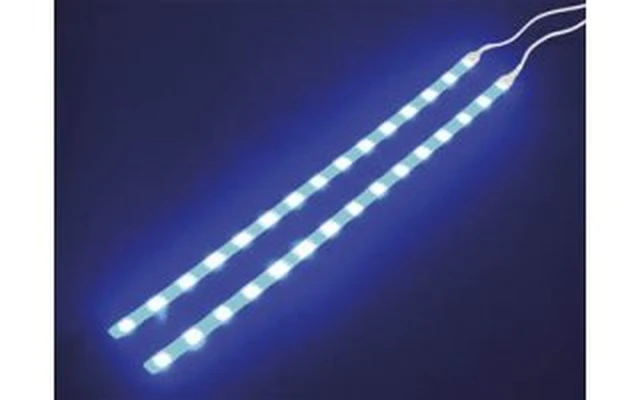 Doble cinta autoadhesiva con LEDs azules
