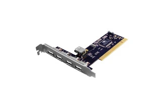 Tarjeta PCI con 4+1 puertos USB 2.0