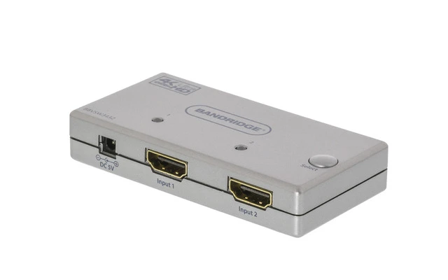 Conmutador HDMI 2-Port Ultra HD Plata - Bandridge BBVSW3432