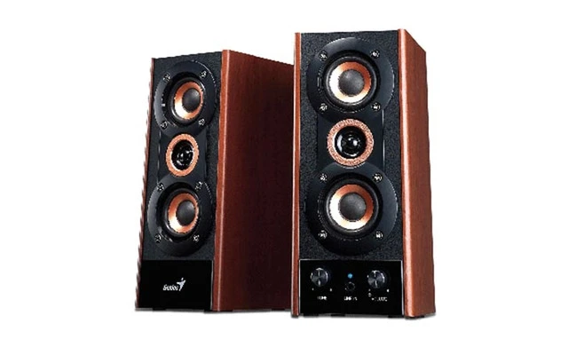Genius SP-HF800A - Altavoces de 3 vías en madera