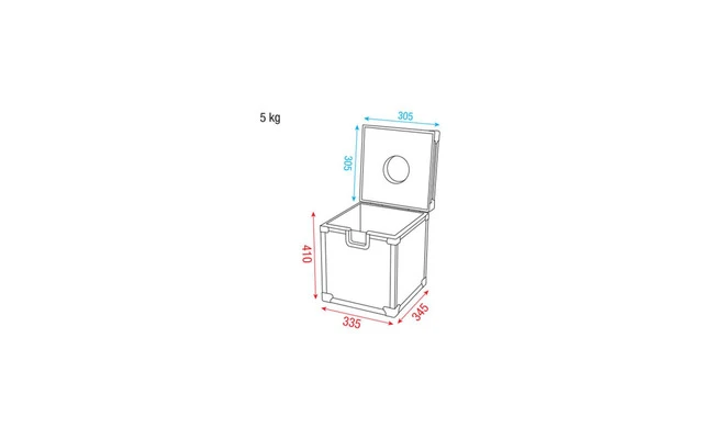 DAP Flightcase para bola de espejos 30cm