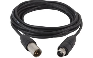 DAP FL82 - IP65 DMX/AES-EBU XLR/M 3P to XLR/F 3P Neutrik XX , 3 metros