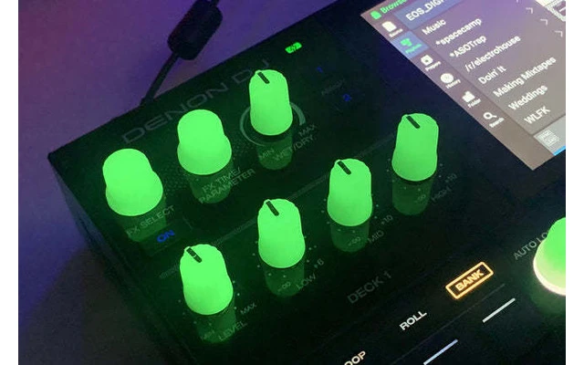 DJ Techtools Chroma Caps Fatty Knob Luma Glow (Plástico)