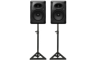 2x Pioneer DJ VM-80 + Soportes de altavoz universal