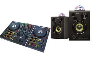 Numark Party Mix + Hercules DJ Monitor Party 32
