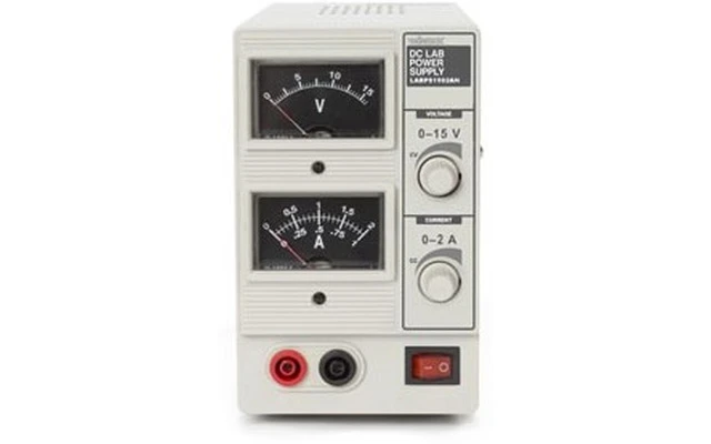Fuente de alimentación DC para laboratorio 0-15 VDC / 0-2 A pantalla analógica