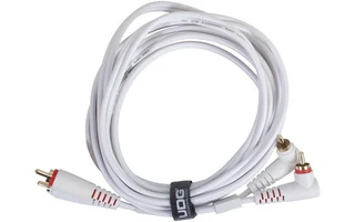 UDG Ultimate Audio Cable Set RCA Straight - RCA Angled White 3m