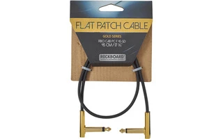 Foto de RockBoard Flat Patch Cable Gold 45 Cm