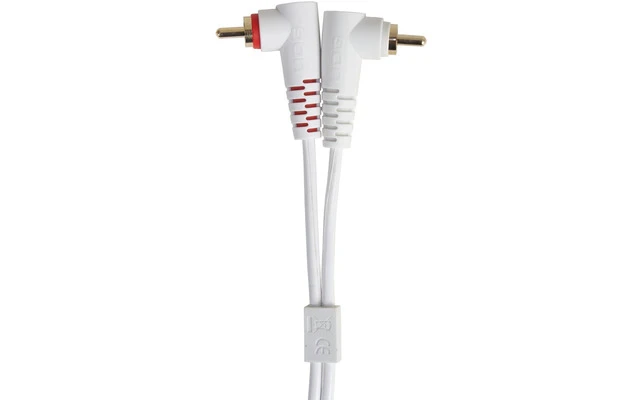 UDG Ultimate Audio Cable Set RCA Straight - RCA Angled White 3m