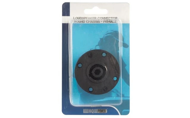 Conector de altavoz - Chasis redondo - Hembra
