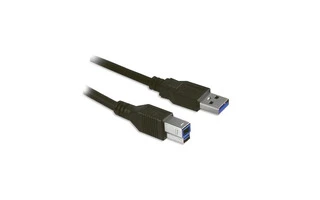 EWENT - CABLE DE CONEXIÓN USB 3.0 DE ALTA VELOCIDAD -  TIPO A A TIPO B  - 1.8 m