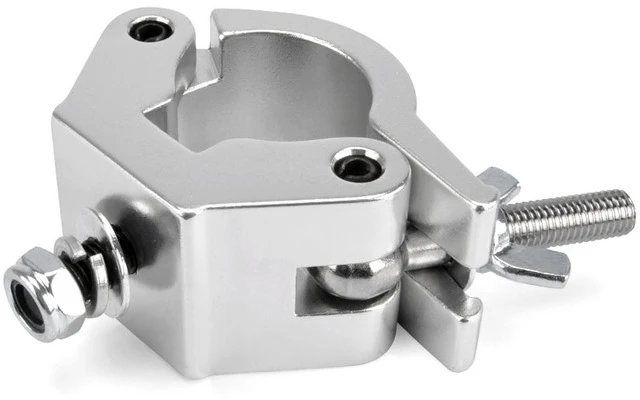 RIGGATEC 400200035 Semiabrazadera pesada plateada hasta 750kg (48-51 mm)
