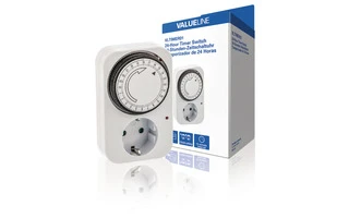 Temporizador analógico Valueline de 24 horas para interior