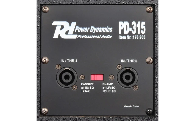 PD-315 Power Dynamics Bafle PA 15
