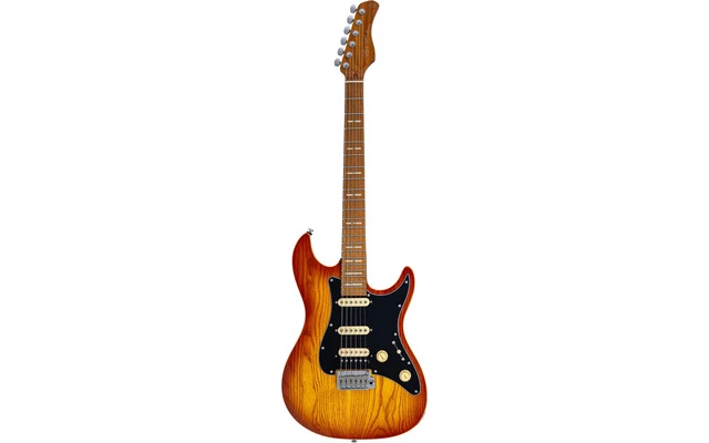 Sire Guitars S7 Ash Top Amber Burst