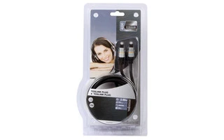 CONECTOR TOSLINK MACHO A CONECTOR TOSLINK MACHO / PROFESIONAL / 2.50m