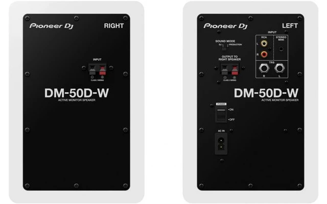 Pioneer DJ DM 50D Blanco