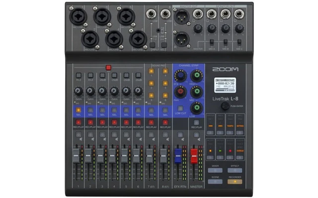 Zoom LiveTrak L-8