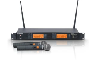 LD Systems Serie WS 1000 - Sistema inalámbrico con 2 Micrófonos 