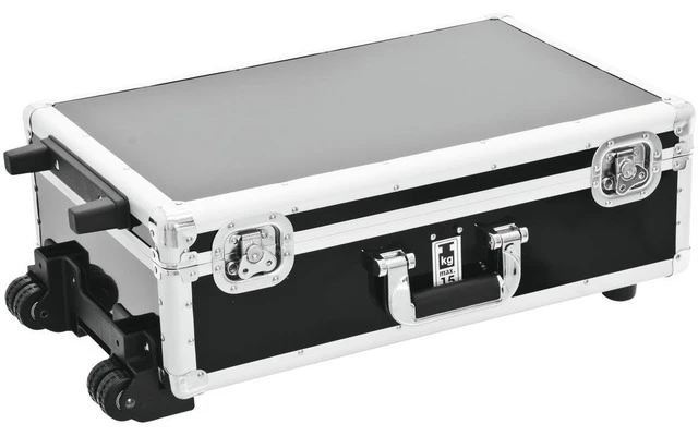 Roadinger Estuche para CD negro 120 CD con carro
