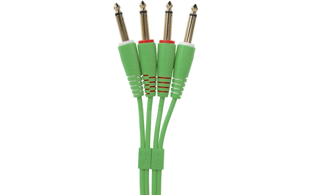 UDG Ultimate Audio Cable Set 6,3 Jack - 6,3 Jack Green Straight