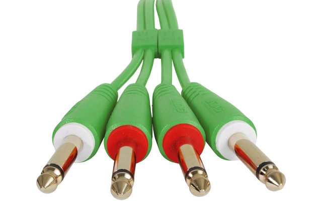 UDG Ultimate Audio Cable Set 6,3 Jack - 6,3 Jack Green Straight