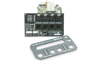 Ram Audio DSP 44 S Módulo DSP para el amplificador de 4 canales de la Serie S