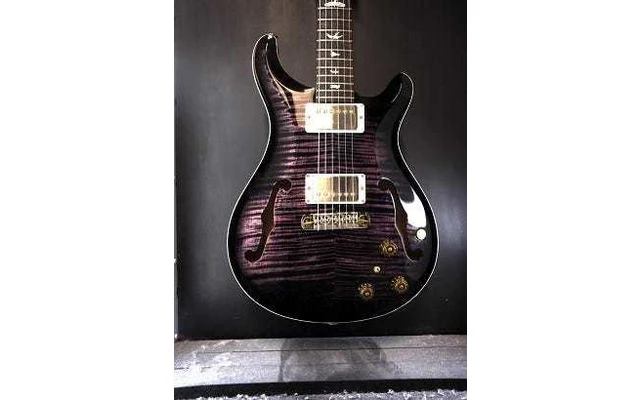 PRS Guitars HOLLOWBODY II PIEZO 10 CC PURPLE IRIS SMOKEBURST