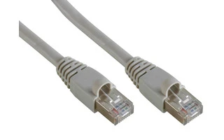 Cable de red FTP, conector RJ45 blindado, CAT 5E (100Mbps), 0.5m