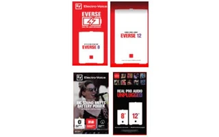 Foto de Electrovoice Carton Sleeves Black