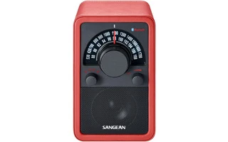 Sangean WR15BT Cuero Rojo